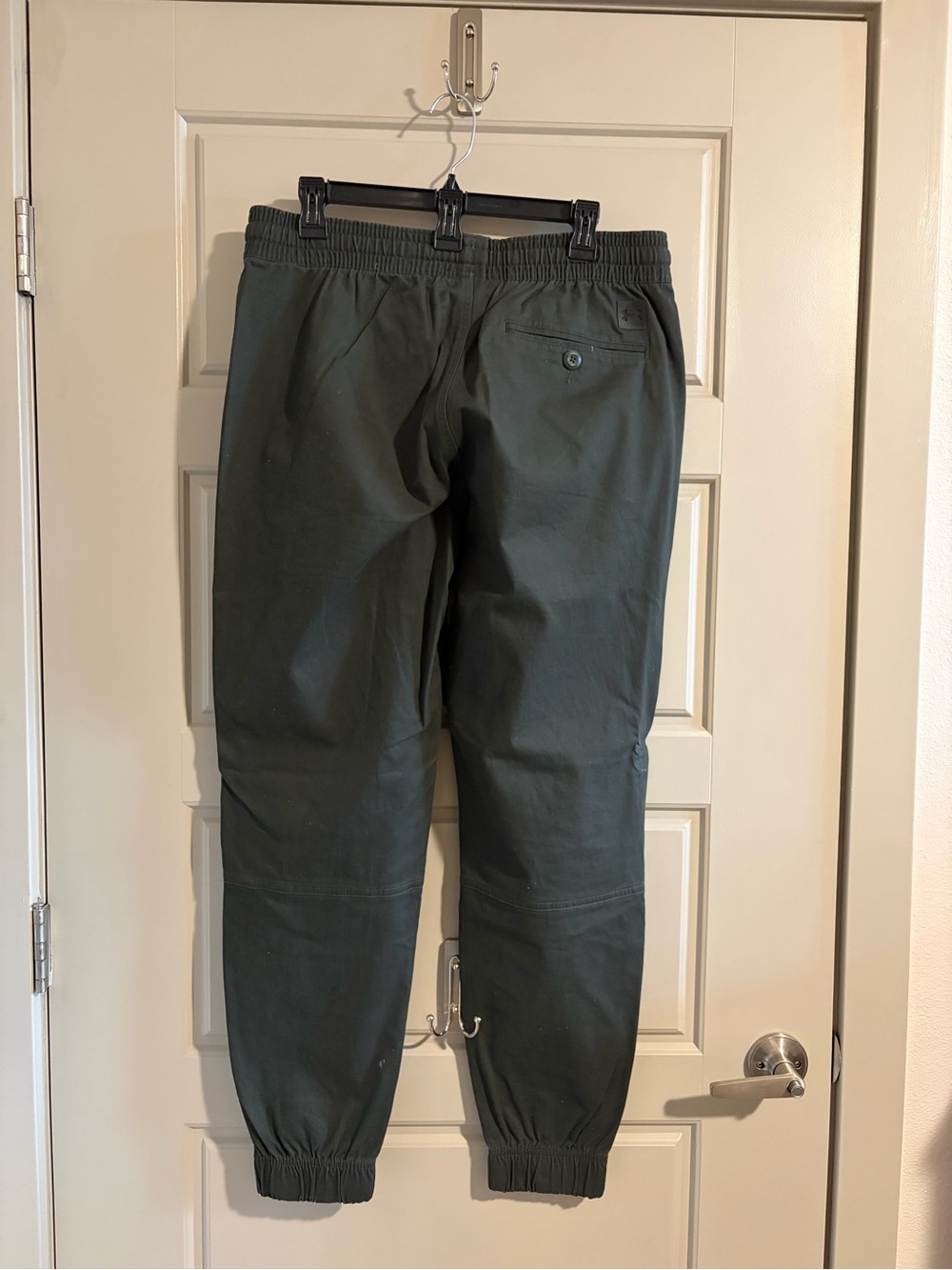 Under Armour Dark Green Men's Joggers with Zip Pockets - Picture 2 of 3